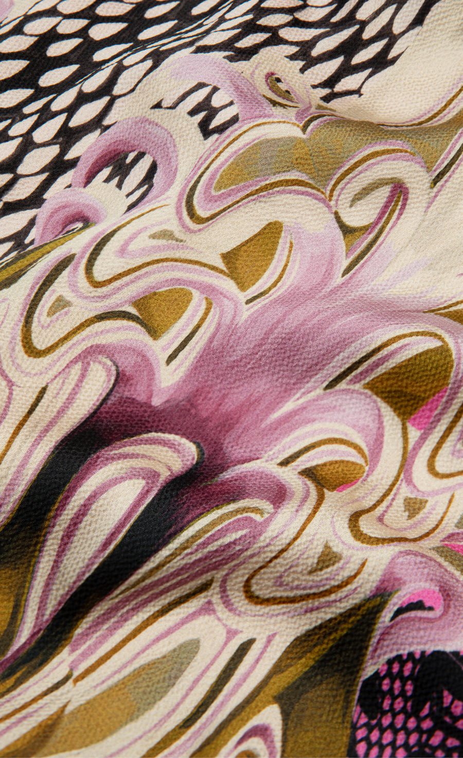 Cici Print Halter Dress - Azalea